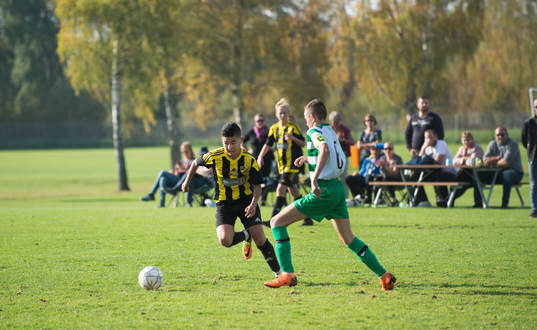 i matchen för pojkar födda 2006 mellan IFK Hässleholms