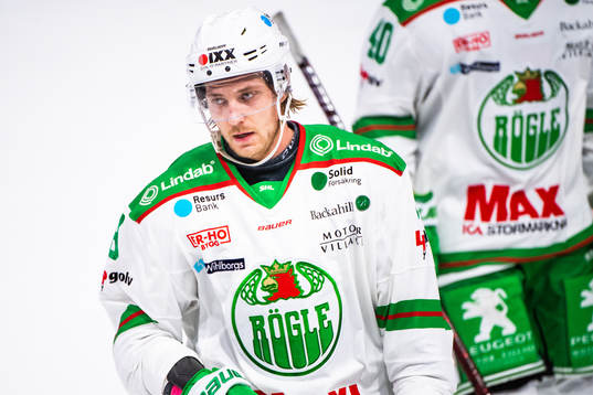 Rögles Linus Sandin deppar