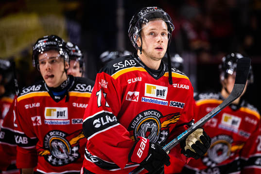 Luleås Petter Emanuelsson jublar