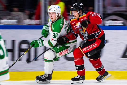 Rögles Erik Andersson och Luleås Petter Emanuelsson