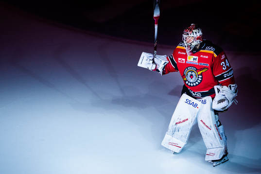 Luleås målvakt Joel Lassinantti