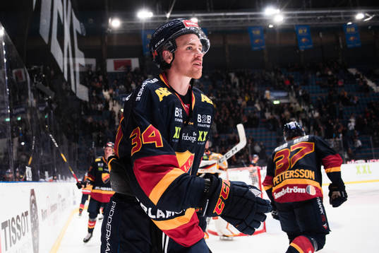 Djurgårdens Daniel Brodin jublar