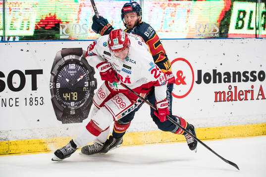 Timrås Morten Madsen och Djurgårdens Robin Norell