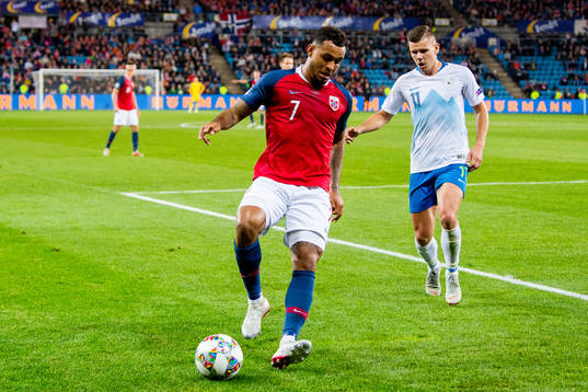 Joshua King of Norway and Roman Bezjak of Slovenia