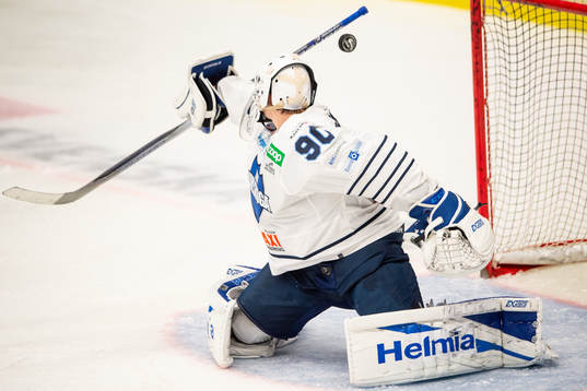 Karlskogas målvakt Olle Eriksson Ek