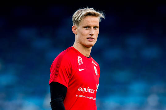 Goalkeeper Sondre Rossbach of Norway