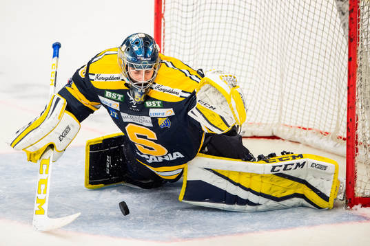 Södertäljes målvakt Alexander Sahlin