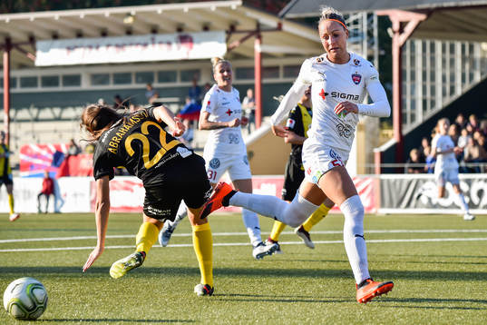 Hammarbys Sejde Abrahamsson och Rosengårds Sanne