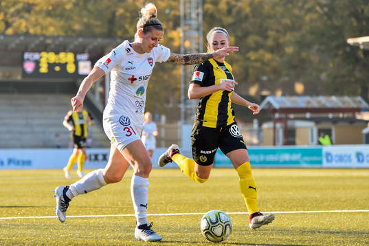 Rosengårds Anja Mittag och Hammarbys Emma Jansson