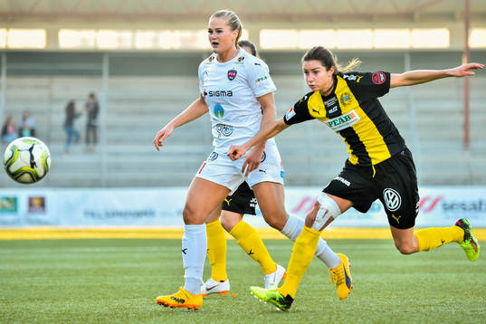 Rosengårds Lisa-Marie Utland och Hammarbys Madeleine