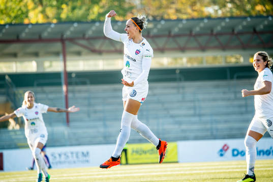 Rosengårds Sanne Troelsgaard Nielsen jublar