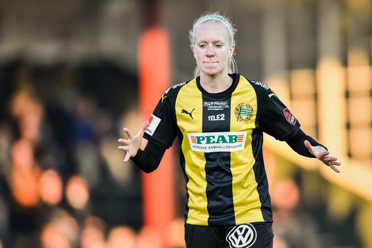 Hammarbys Alexandra Lindberg deppar