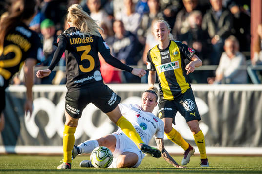 Rosengårds Anja Mittag mot Hammarbys Alexandra Lindberg