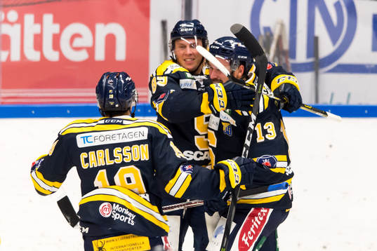 Södertäljes Mikael Ahlén, David Åslin och Lucas