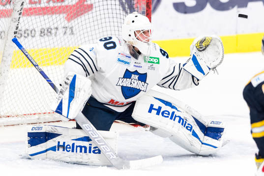 Karlskogas målvakt Olle Eriksson Ek