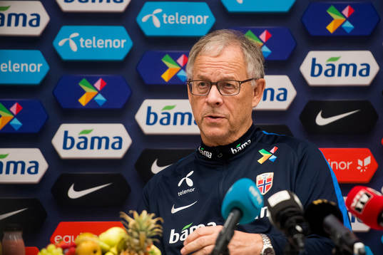 Lars Lagerbäck, head coach of Norway