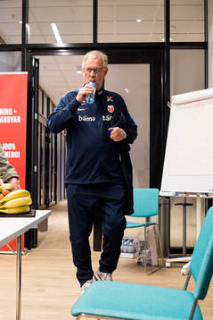 Lars Lagerbäck, head coach of Norway