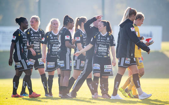 Piteåspelarna jublar