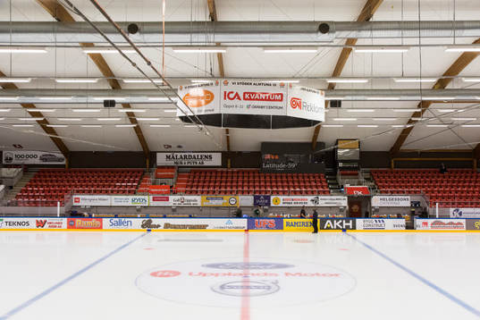 Vy över Gränby ishall