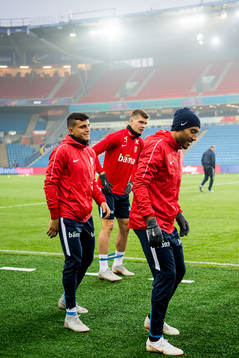 Mohamed Elyounoussi, Alexander Sørloth and Haitam Aleesami