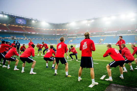 Tarik Elyounoussi, Håvard Nordtveit and the players of