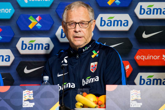 Lars Lagerbäck, head coach of Norway