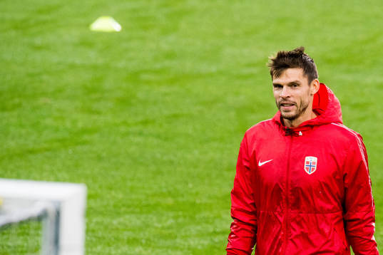 Goalkeeper Rune Almenning Jarstein of Norway
