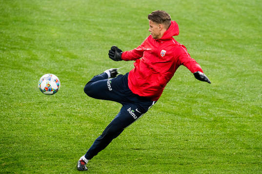 Goalkeeper Ørjan Håskjold Nyland of Norway