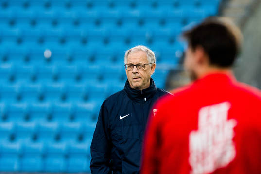 Lars Lagerbäck, head coach of Norway