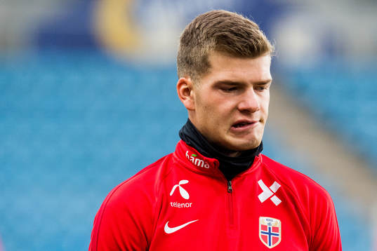 Alexander Sørloth of Norway