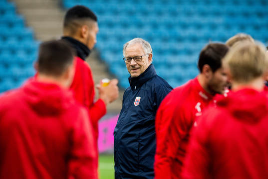 Lars Lagerbäck, head coach of Norway