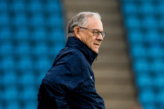 Lars Lagerbäck, head coach of Norway