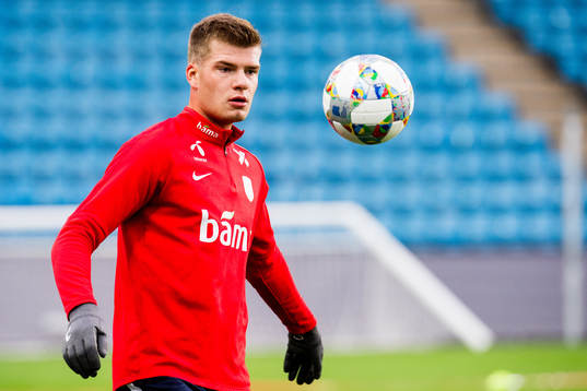 Alexander Sørloth of Norway