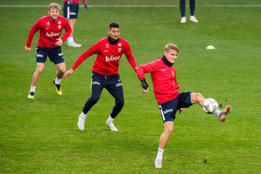 Fredrik Midtsjø, Bjørn Maars Johnsen and Martin Ødegaard