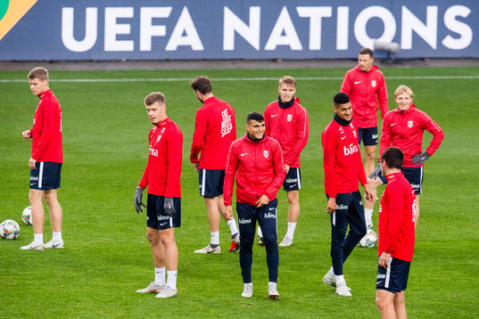 Sigurd Rosted, Alexander Sørloth, Mohamed Elyounoussi,