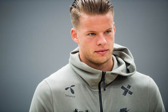 Goalkeeper Ørjan Håskjold Nyland of Norway