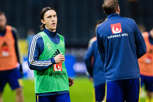 Kristoffer Olsson of Sweden prior the the international