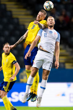 Pontus Jansson of Sweden and Adam Nemec of Slovakia