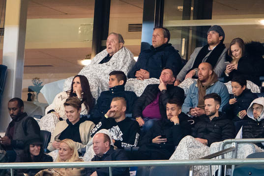 Lennart Johansson in the stands