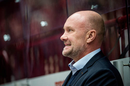 Head coach Peter Andersson of Malmö Redhawks