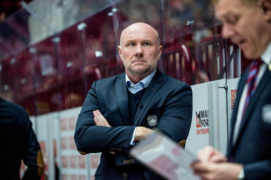 Head coach Peter Andersson of Malmö Redhawks