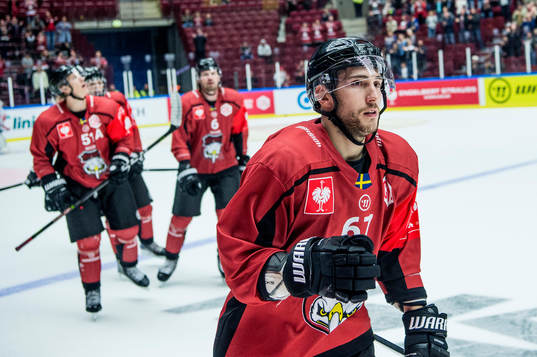of Malmö Redhawks Konstantin Komarek of Malmö Redhawks