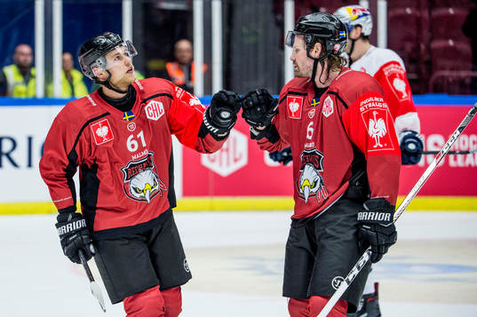 Martin Janolhs and Stefan Warg of Malmö Redhawks