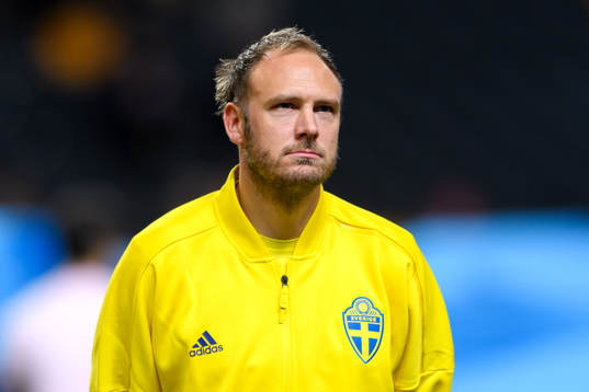 Andreas Granqvist of Sweden at lineup