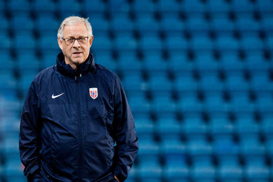 Lars Lagerbäck, head coach of Norway