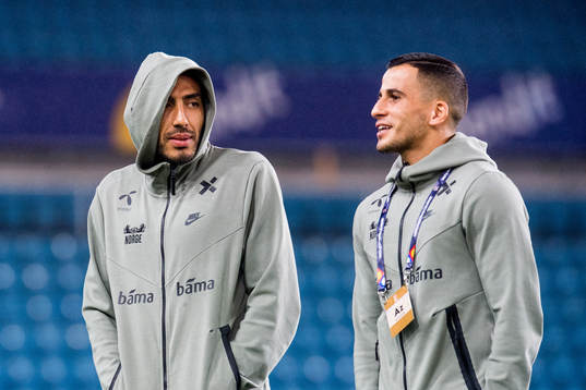 Haitam Aleesami and Omar Elabdellaoui of Norway
