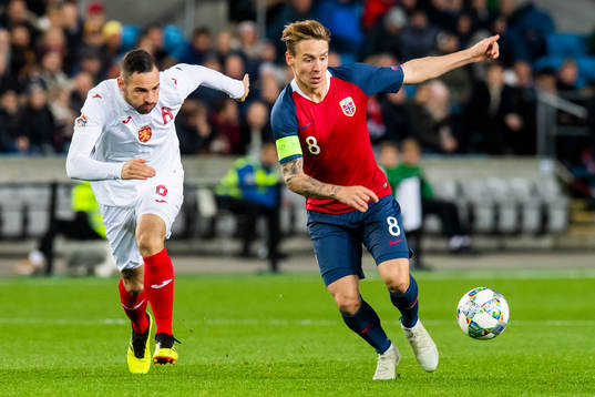 Simeon Slavchev of Bulgaria and Stefan Johansen of Norway