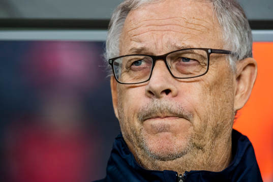 Lars Lagerbäck, head coach of Norway