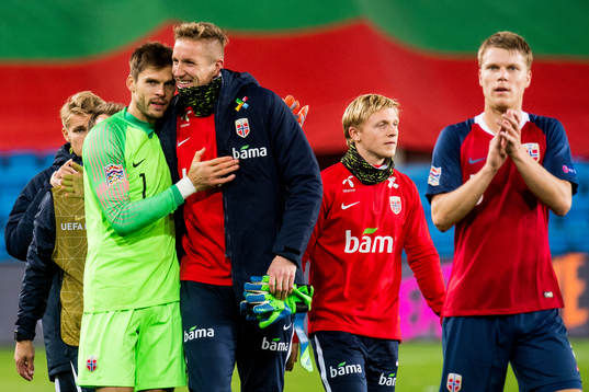 Goalkeeper Rune Almenning Jarstein, goalkeeper Eirik Holmen