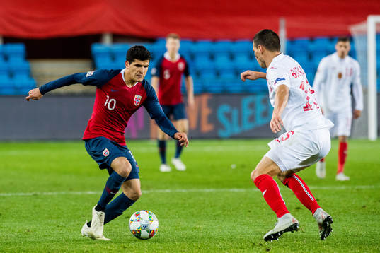 Tarik Elyounoussi of Norway